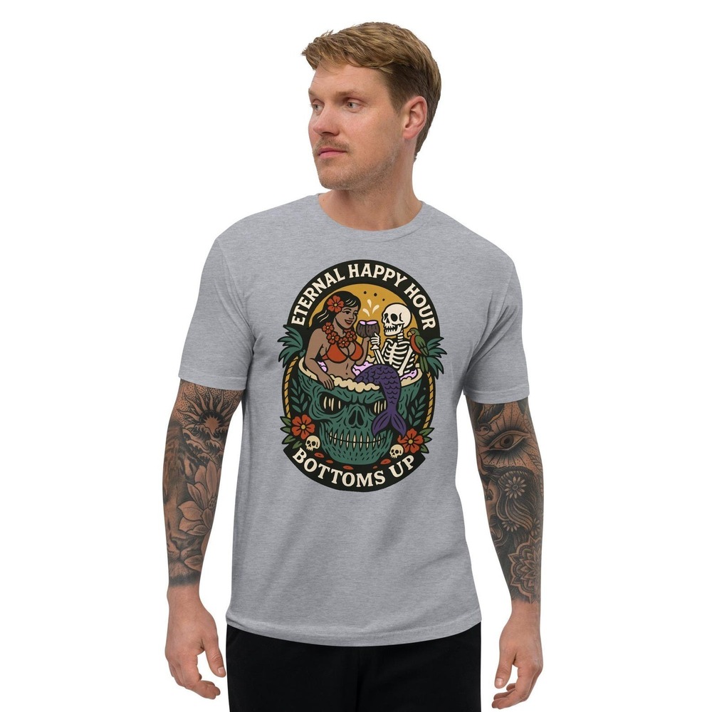 Eternal Happy Hour Tiki Mug Sport Grey